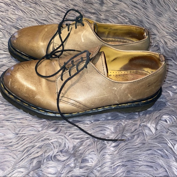 Vintage Style Men’s Dr Marten Oxford Shoes - Picture 3 of 5